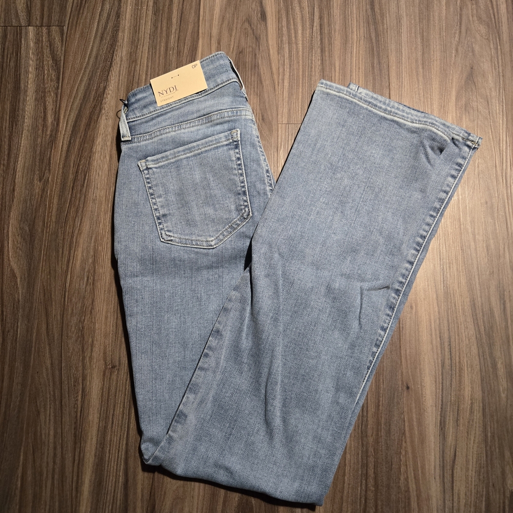 NYDJ Women's Marilyn Straight Jeans Size 0P - NWT